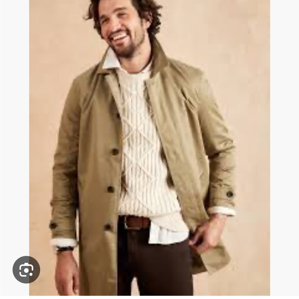 Banana Republic Tan Trench Coat